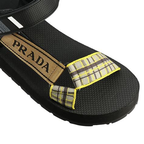 prada vintage sandals|designer Prada flat sandals.